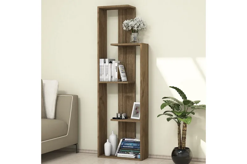 Gersby Bokhylle 50 cm - Brun - Oppbevaring - Hylle - Bokhylle