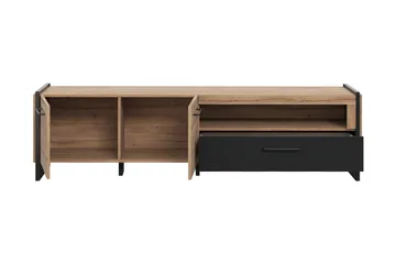 Gevgelija Bokhylle 41x187 cm - Brun/Svart - Oppbevaring - Hylle - Bokhylle