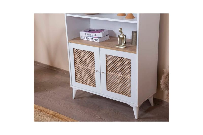 Bokhylle Goose Hvit - Hvit - Oppbevaring - Hylle - Bokhylle