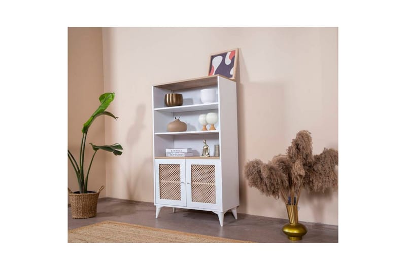 Bokhylle Goose Hvit - Hvit - Oppbevaring - Hylle - Bokhylle