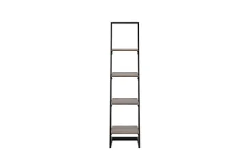Greinhylle 35x33 cm - Mørkt tre / sort - Oppbevaring - Hylle - Bokhylle