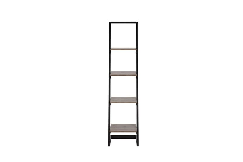 Greinhylle 35x33 cm - Mørkt tre / sort - Oppbevaring - Hylle - Bokhylle