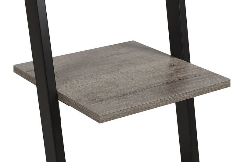 Greinhylle 35x33 cm - Mørkt tre / sort - Oppbevaring - Hylle - Bokhylle