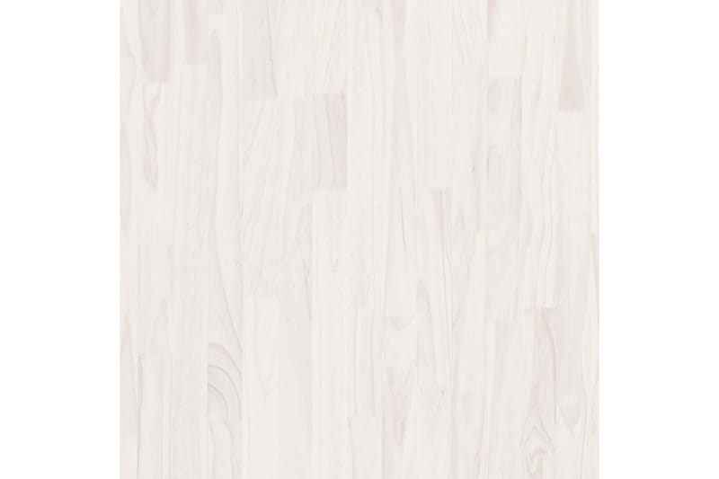 Høyskap hvit 100x30x210 cm heltre furu - Hvit - Bokhylle