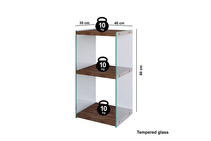 Hagnarp Bokhylle - Brun - Oppbevaring - Hylle - Bokhylle