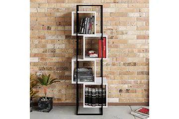 Hammann Bokhylle 52 cm - Svart|Hvit - Oppbevaring - Hylle - Bokhylle