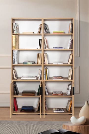Bokhylle Hanah Home Evora (120 x 187 x 30 cm) Sapphire Oak - Sapphire Oak - Oppbevaring - Hylle - Bokhylle