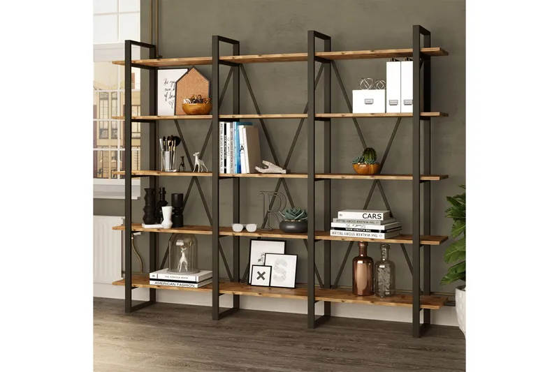 Hardyng Bokhylle 34x2120 cm - Natur - Oppbevaring - Hylle - Bokhylle