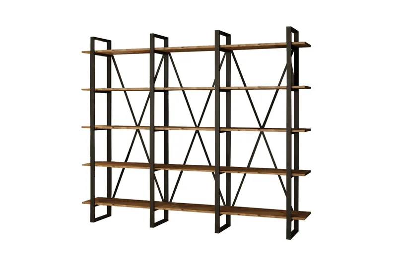 Hardyng Bokhylle 34x2120 cm - Natur - Oppbevaring - Hylle - Bokhylle