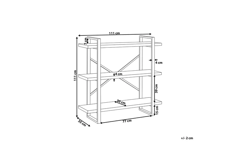 Harvley Hylle - Tre/Natur - Oppbevaring - Hylle - Bokhylle