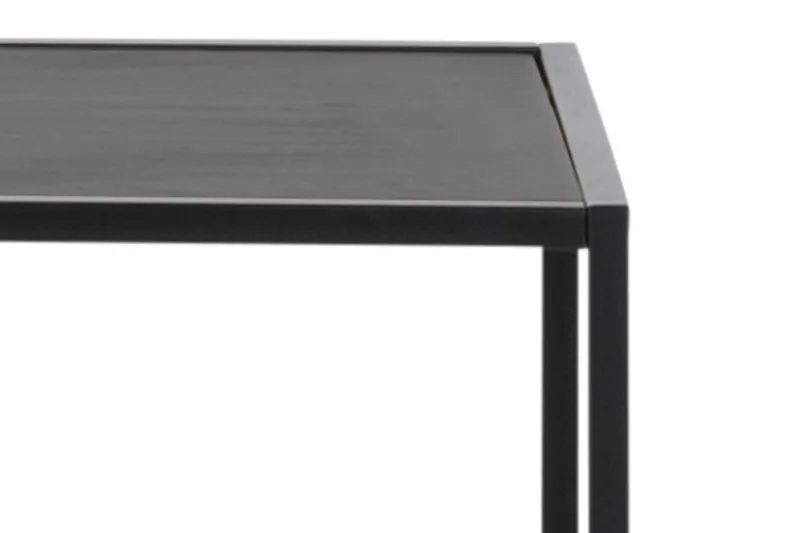 Hasslevik Bokhylle 114x35 cm 4 Hyller - Svart/Matt Svart - Oppbevaring - Hylle - Bokhylle