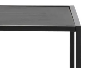 Hasslevik Bokhylle 114x35 cm 4 Hyller - Svart/Matt Svart - Oppbevaring - Hylle - Bokhylle