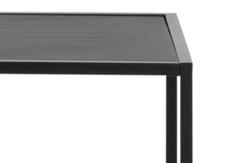 Hasslevik Bokhylle 114x35 cm 4 Hyller - Svart/Matt Svart - Oppbevaring - Hylle - Bokhylle