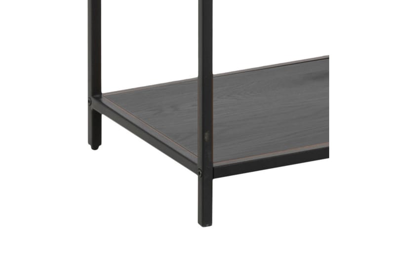 Hasslevik Bokhylle 114x35 cm 4 Hyller - Svart/Matt Svart - Oppbevaring - Hylle - Bokhylle