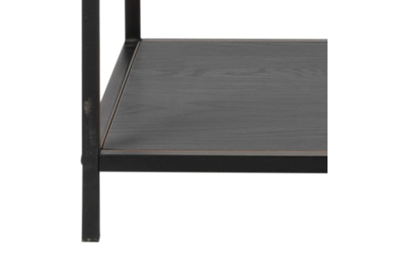 Hasslevik Bokhylle 114x35 cm 4 Hyller - Svart/Matt Svart - Oppbevaring - Hylle - Bokhylle