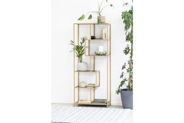 Hasslevik Bokhylle 77x35 cm 4 Hyller - Svart - Oppbevaring - Hylle - Bokhylle