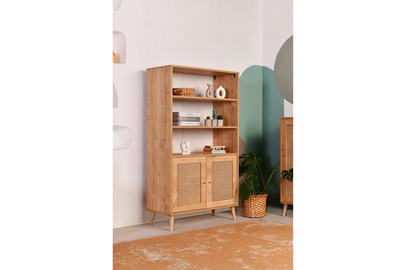 Hazeran Bokhylle 40 cm, Eik