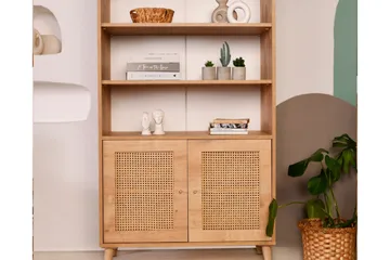 Hazeran Bokhylle 40 cm - Eik - Oppbevaring - Hylle - Bokhylle