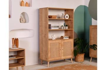 Hazeran Bokhylle 40 cm - Eik - Oppbevaring - Hylle - Bokhylle