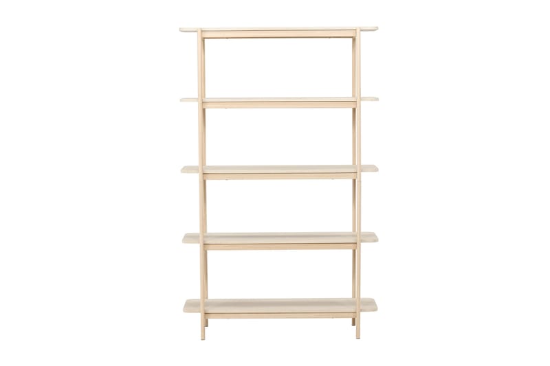 Heim Bokhylle 120 cm i Eik - Lysebeige - Oppbevaring - Hylle - Bokhylle