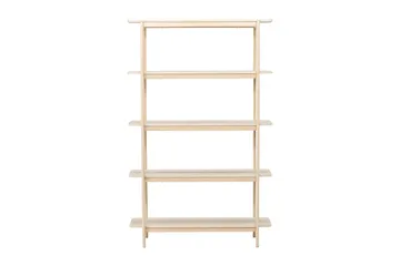 Heim Bokhylle 120 cm i Eik - Lysebeige - Oppbevaring - Hylle - Bokhylle