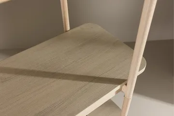 Heim Bokhylle 120 cm i Eik - Lysebeige - Oppbevaring - Hylle - Bokhylle