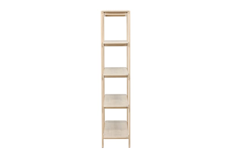 Heim Bokhylle 120 cm i Eik - Lysebeige - Oppbevaring - Hylle - Bokhylle