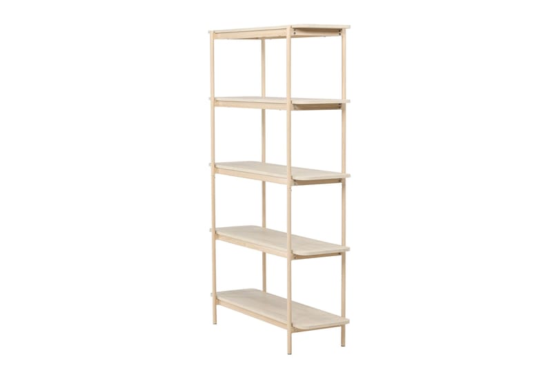 Heim Bokhylle 120 cm i Eik - Lysebeige - Oppbevaring - Hylle - Bokhylle