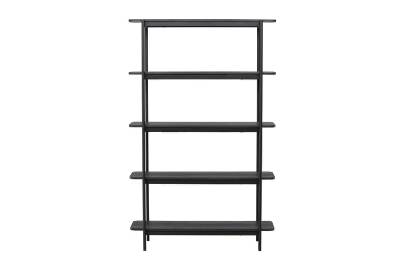 Heim Bokhylle 120 cm i Mørkt Tre - Svart - Oppbevaring - Hylle - Bokhylle