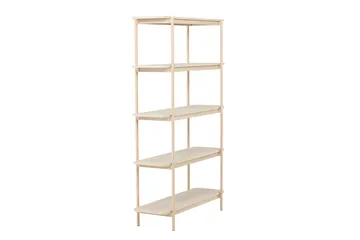 Heim Bokhylle 120x40 cm - Hvit - Oppbevaring - Hylle - Bokhylle