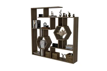 Hejde Bokhylle 134 cm - Brun - Oppbevaring - Hylle - Bokhylle