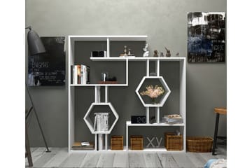 Hejde Bokhylle 134 cm - Hvit - Oppbevaring - Hylle - Bokhylle