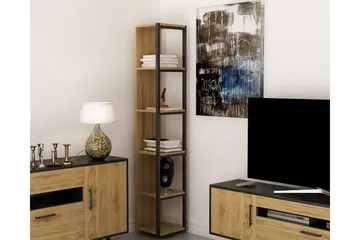 Hejde Bokhylle 34 cm - Brun/Svart - Oppbevaring - Hylle - Bokhylle