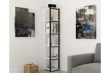 Hejde Bokhylle 34 cm - Svart/Hvit - Oppbevaring - Hylle - Bokhylle