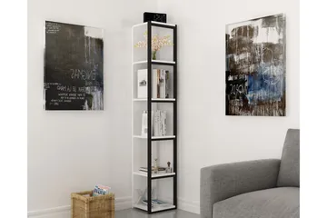 Hejde Bokhylle 34 cm - Svart/Hvit - Oppbevaring - Hylle - Bokhylle