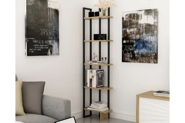 Hejde Bokhylle 45 cm - Brun/Svart - Oppbevaring - Hylle - Bokhylle