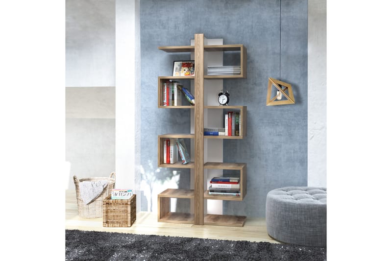 Hejde Bokhylle 78 cm - Brun - Oppbevaring - Hylle - Bokhylle