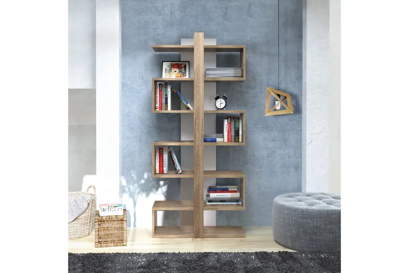 Hejde Bokhylle 78 cm - Brun - Oppbevaring - Hylle - Bokhylle