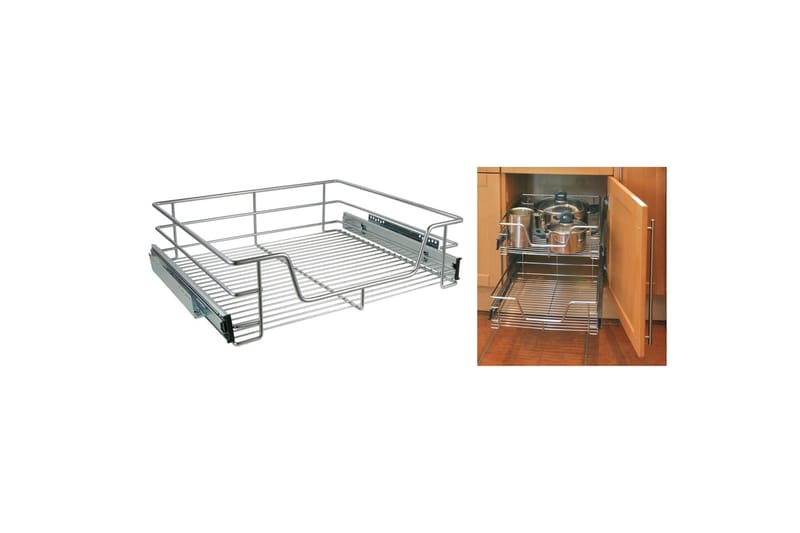 HI Uttrekkbar kurvskuff 60 cm - Bokhylle HI Uttrekkbar kurvskuff 60 cm - Bokhylle
