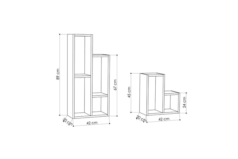 Homitis Hyller - Oppbevaring - Hylle - Bokhylle