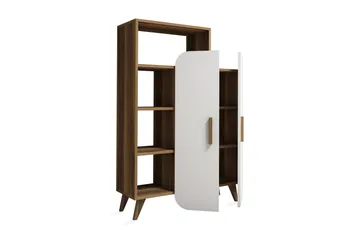 Hommaz Bokhylle med Dører - Oppbevaring - Hylle - Bokhylle