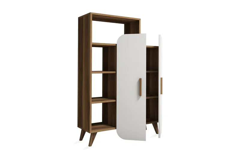 Hommaz Bokhylle med Dører - Oppbevaring - Hylle - Bokhylle