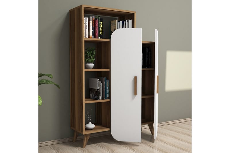 Hommaz Bokhylle med Dører - Oppbevaring - Hylle - Bokhylle