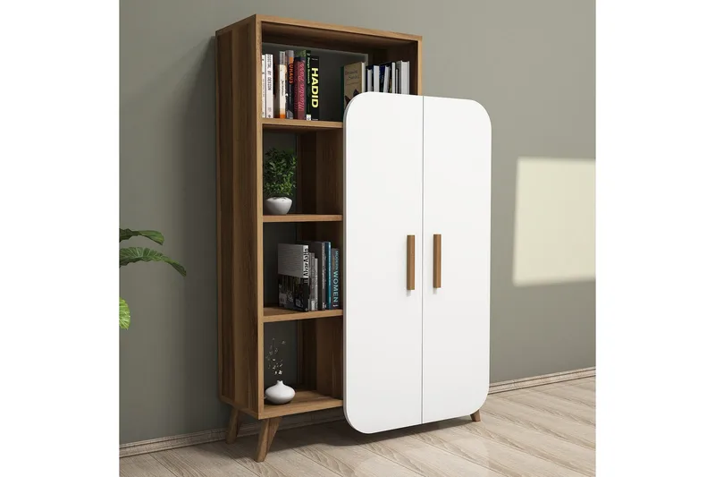 Hommaz Bokhylle med Dører