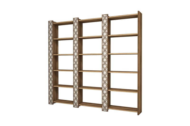 Hovdane Bokhylle 184 cm - Brun/Hvit - Oppbevaring - Hylle - Bokhylle