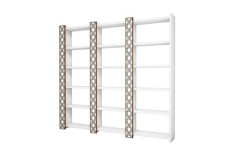 Hovdane Bokhylle 184 cm, Hvit