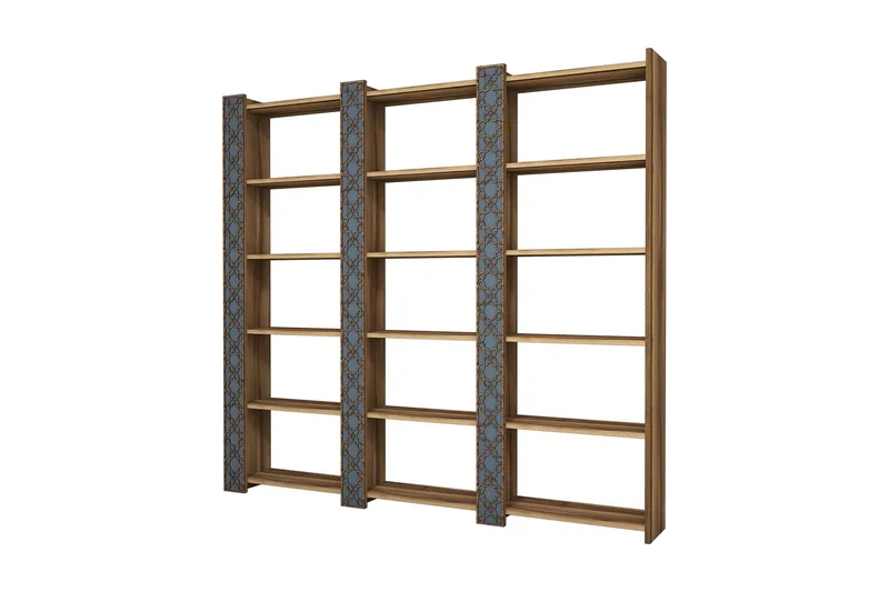 Hovdane Bokhylle 184 cm, Mørkebrun