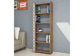 Hovdane Bokhylle 64 cm - Brun/Hvit - Oppbevaring - Hylle - Bokhylle