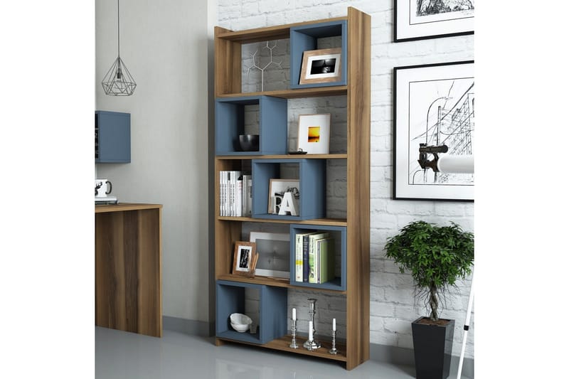 Hovdane Bokhylle 80 cm - Brun - Oppbevaring - Hylle - Bokhylle