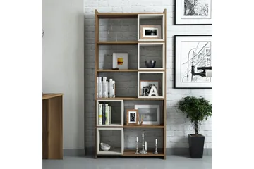 Hovdane Bokhylle 80 cm - Brun - Oppbevaring - Hylle - Bokhylle